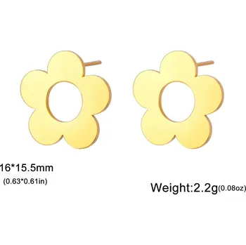 Náušnice Visací náušnice | Dámské šperky 2 ks - Barva J-Gold