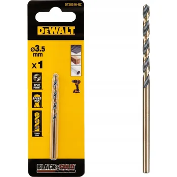 Vrták Vrták do kovu DEWALT BLACK GOLD 3,5 mm