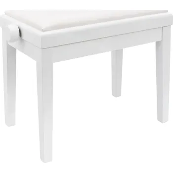 Pianonova HY-PJ023 Dřevěná stolička ke klavíru White Gloss