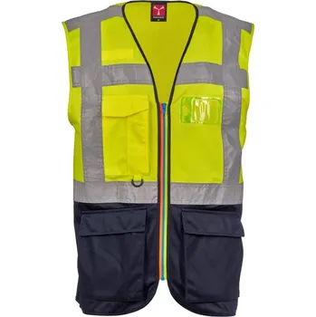 reflexní vesta Reflexní pracovní vesta Payper EXTROVERT Barva: Žlutá Fluo/, Velikost: 4XL