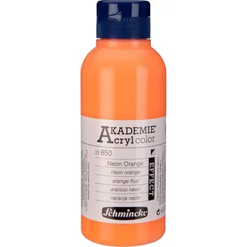 Vodová barva Schmincke Akademie Akrylová barva 850 Neon Orange 250 ml 1 ks