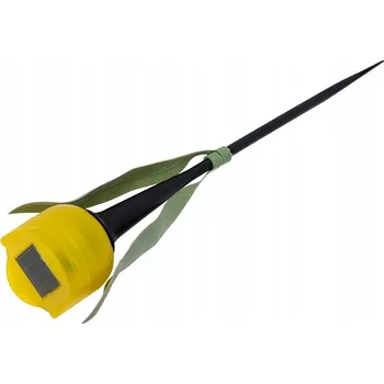 IP kamera Žlutý solární tulipán LED – zahradní dekorace s osvětlením