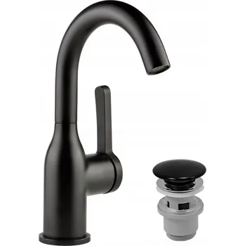 Vodovodní baterie Stojánková umyvadlová baterie Valvex TESO BLACK černá