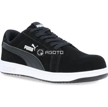 Pracovní obuv PUMA Iconic S1P ESD černá pánská pracovní obuv 43