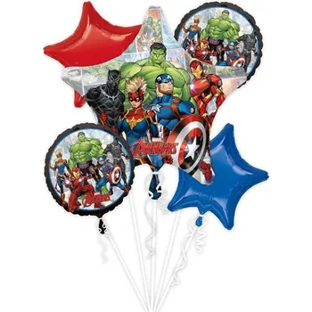 Balónek Fóliové balónky sada 5ks Avengers - Amscan