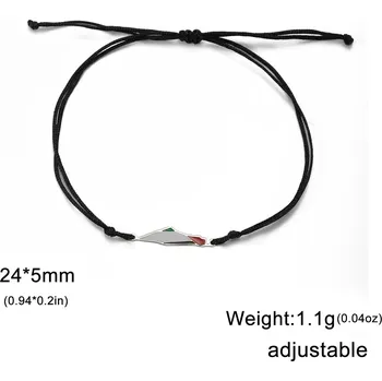 Náramek Řetízkový náramek pro ženy | stylový šperk - Voskové lano-S , 17-22 cm