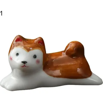 Keramický kočičí držák na hůlky | Stojánek na hůlky, Podložka pod příbory - 1-KH