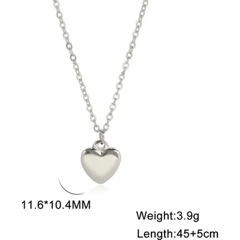 Náhrdelník Náhrdelník boho z oceli | šperky - 11 Ocelové srdce