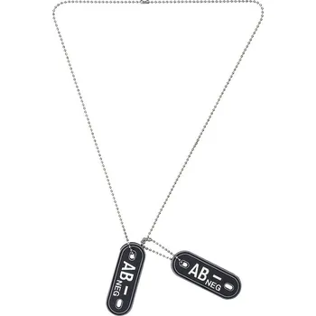 psí známka 101 INC Dog Tag PVC Krevní skupina AB- negativní