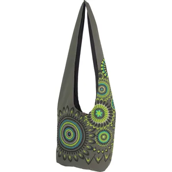 Orientální batikovaná brašna s potiskem mandal Sunita Khaki, Sittar