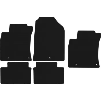 autokoberec Kobercové rohožky Edecor velurové 5 ks