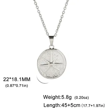 Náhrdelník Náhrdelník boho z oceli | šperky - 15 hvězdicová ocel