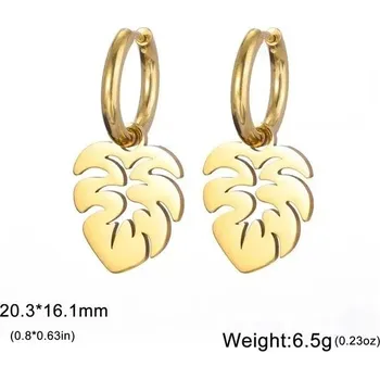 Náušnice Visací náušnice | Dámské šperky 2 ks - Barva H-Gold