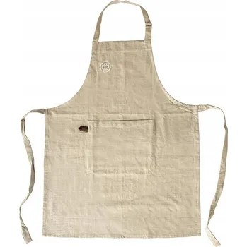 Kuchyňská zástěra Kuchyňská zástěra bavlněná vázací ZELENKAVÁ