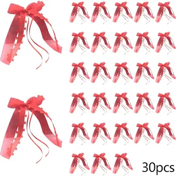 Svatební dekorace 30 ks Svatební mašle pro výzdobu auta a stolů | svatební výzdoba, ozdobné mašle - 2A