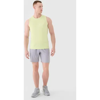 Pánské kraťasy Pánské sportovní KRAŤASY 4F tréninkové rychleschnoucí šedé velikosti M