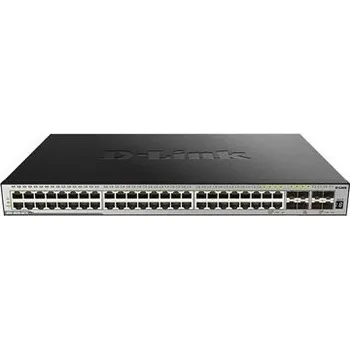 Switch D-Link DGS 3630-52TC - Přepínač - L3 - řízený - 44 x 10 100 1000 + 4 x kombinace Gigabit SFP + 4 x 10 Gigabit SFP+ - Lze montova