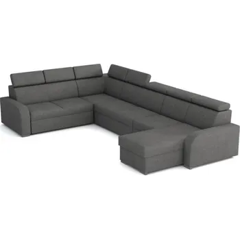 Sedací souprava Rohová sedací souprava Norway U 2F-R-2UP-1-OTO Hnědá