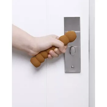 Ochrana kliky dveří, návlek na kliku hnědý (NVL4)