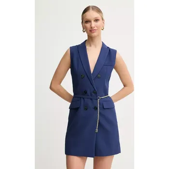 Dámské šaty Šaty Marella Emme by Marella tmavomodrá barva, mini, 2515221092200 59X, vel. 42