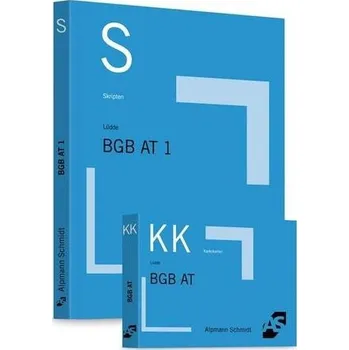 Paket Alpmann, Skript BGB AT 1+ Karteikarten BGB AT 1