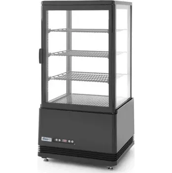 Chlazená skříň displeje, 68 l, Arktic, Černá