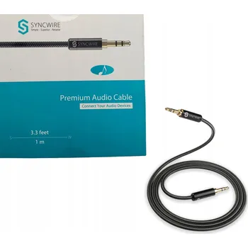 Audio kabel Kabel Syncwire SW-SC017 minijack 3,5 mm - minijack 3,5 mm 1 m