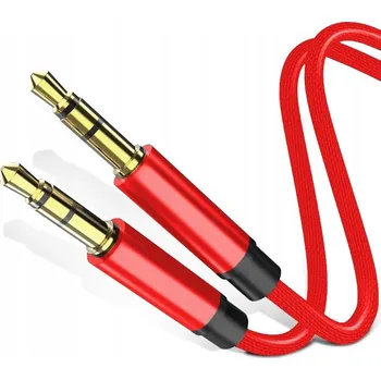 Audio kabel Kabel Interlook INTERAU-1-1M-Red minijack 3,5 mm - minijack 3,5 mm, délka 1 m
