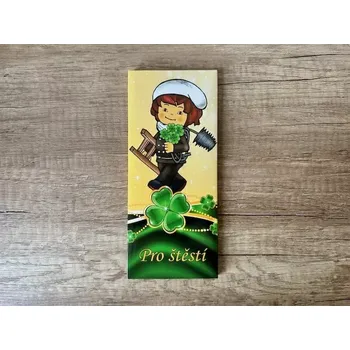 Čokoláda Masha Kominíček pro štěstí Hořká čokoláda 100g