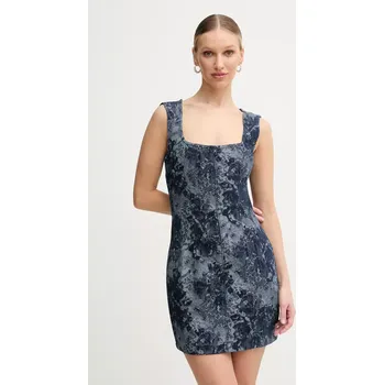 Dámské šaty Šaty Guess EDEN tmavomodrá barva, mini, W5GK73 D5O70 W5GK73.D5O70 59J, vel. S