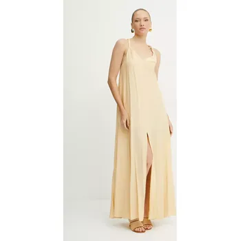 Dámské šaty Šaty Patrizia Pepe béžová barva, maxi, 2A2913 A057 2A2913.A057 08X, vel. 40
