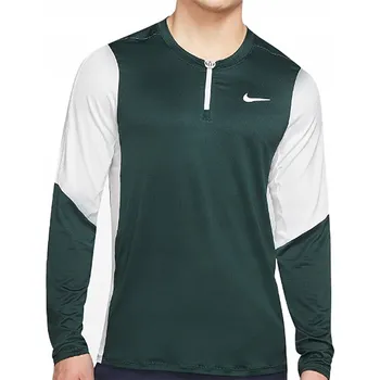 Pánské tričko Pánské tričko s dlouhým rukávem Nike Court Advantage Tennis Shirt Slim Fit DD8370-397 M
