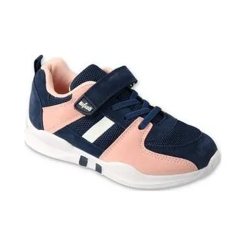 Chlapecká obuv 516Y128 31 tenisky BEFADO SPORT-STRIPE růžovomodré 516Y128_35