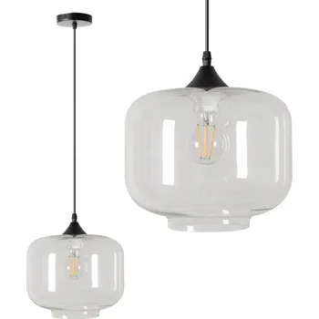 ZÁVĚSNÉ STROPNÍ SVÍTIDLO SKLENĚNÉ APP312-1CP LOFT