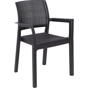 TOOMAX ALBA plastové křeslo - grafit