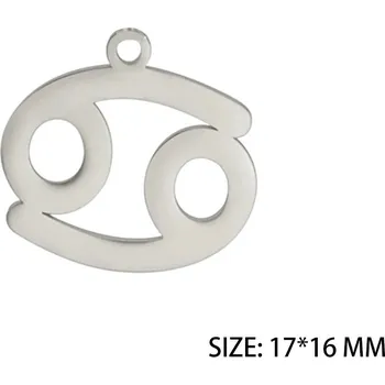 Přívěsek Ocelový přívěsek znamení zvěrokruhu | šperk - Cancer Steel