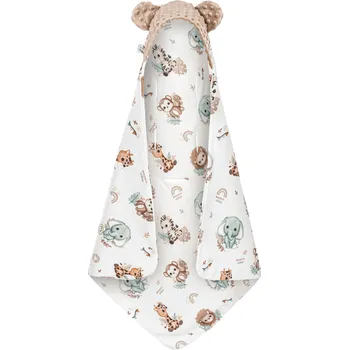 Zavinovačka Bambusová zavinovačka Deka 90 x 90 cm do autosedačky Safari