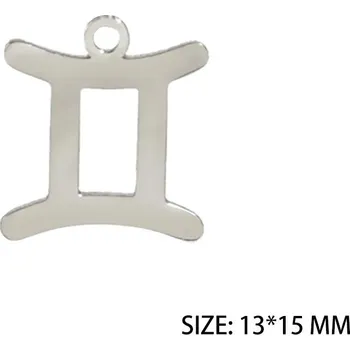 Přívěsek Ocelový přívěsek znamení zvěrokruhu | šperk - Ocel Gemini