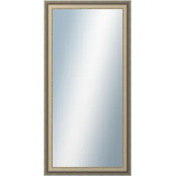 Zrcadlo DANTIK - Zarámované zrcadlo - rozměr s rámem cca 50x100 cm z lišty DOPRODEJ|METAL AG prohlá velká (3025)