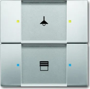 vypínač Prvek ovládací 2-/4násobný ABB Future linear 2CKA006116A0213 ušlechtilá ocel