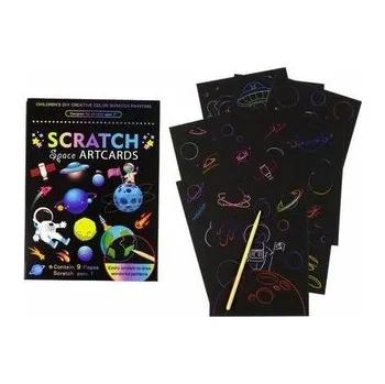 První čtění Zdrapywanka kolorowanka Kosmos