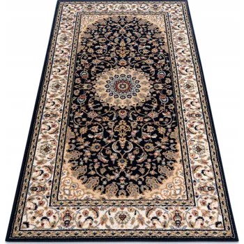 Koberec KOBEREC NAIN 160x230 cm VLNA ROZETA černý #MO376