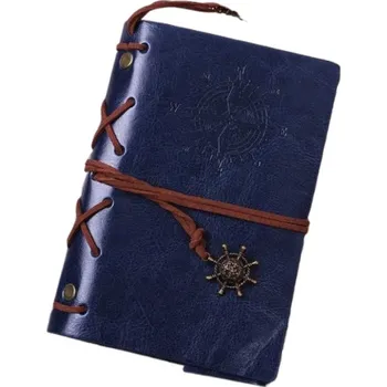 Cestování Cestovní kožený deník Barva: Modrá, Velikost: S - doprava zdarma od 1499 Kč