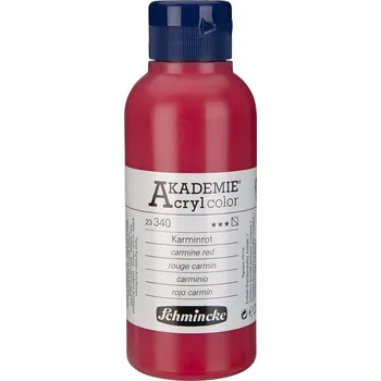 Vodová barva Schmincke Akademie Akrylová barva 340 Carmine Red 250 ml 1 ks