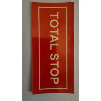 tabulka bezpečnostní - TOTAL STOP