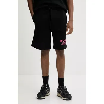 Bavlněné šortky Hugo Blue Nomario 50510728 černá 99B, vel. XS