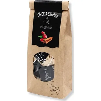 Čaj Dobroty z hor Porcovaný čaj šípek a skořice - 10 sáčků