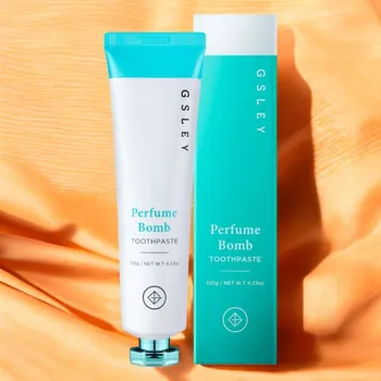 zubní pasta GSLEY - Perfume Bomb Toothpaste - Pasta na zuby s fluórem a příchutí máty - 120 ml