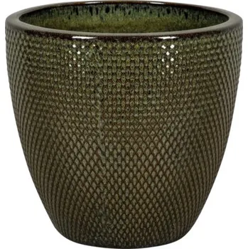 Květináč Květináč Busan 1-01DA Ø38 x 33 cm zelený