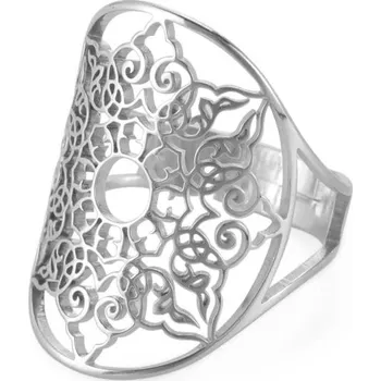 Prsten Filigránový nastavitelný prsten pro ženy | dámský šperk - Ocel